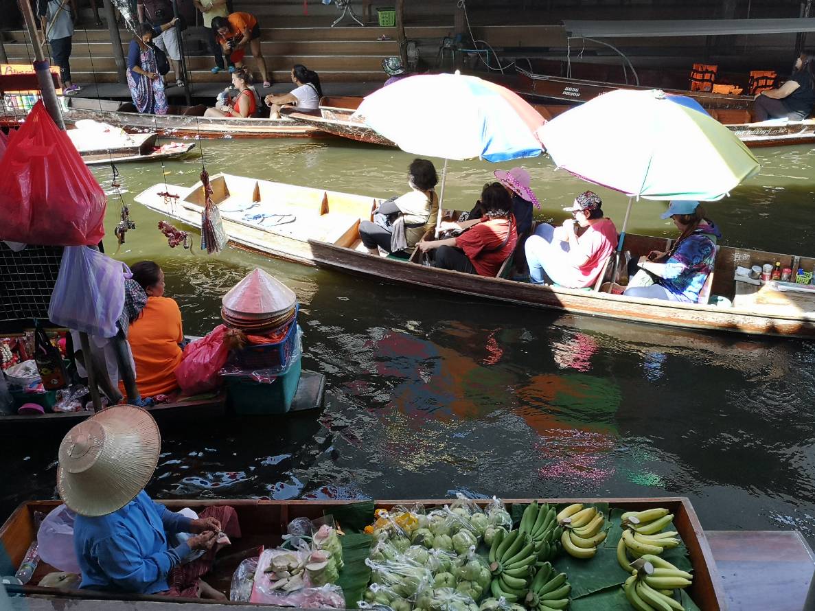 ダムヌンサドゥアック水上マーケット 散策